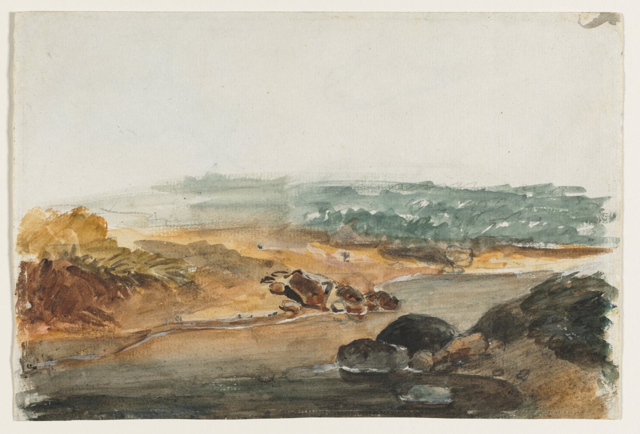 Paysage (recto) - Antoine Louis Barye