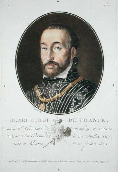 Henri II (1519-59) Roi de France - Antoine Louis Francois Sergent Marceau