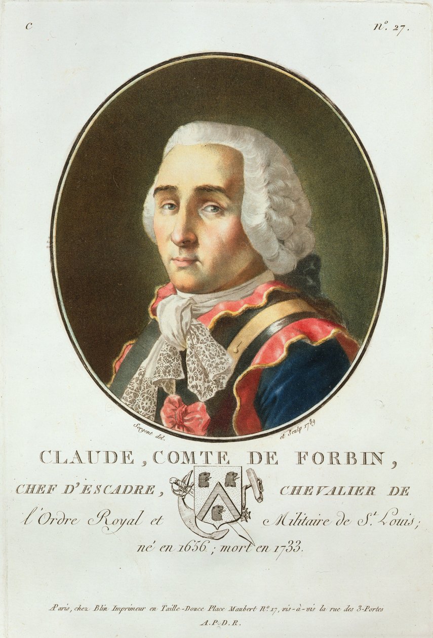 Claude (1656-1733) Comte de Forbin, 1789, de 