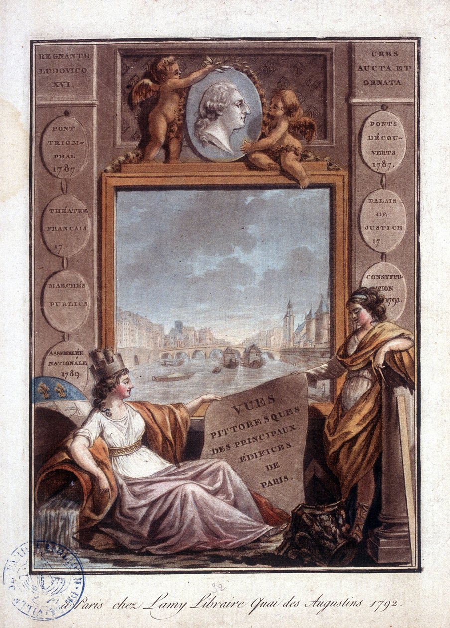 Paris vu de Lamy, librairie quai des Augustins - Antoine Louis Francois Sergent-Marceau