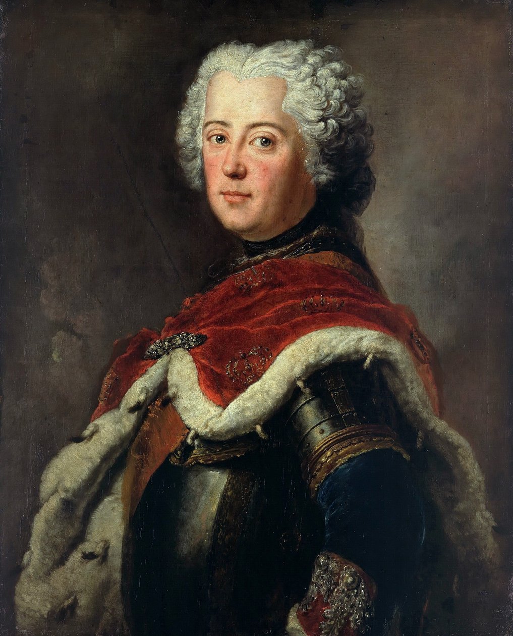 French : Frédéric le Grand comme prince héritier Frederick the Great as Crown Prince - Antoine Pesne