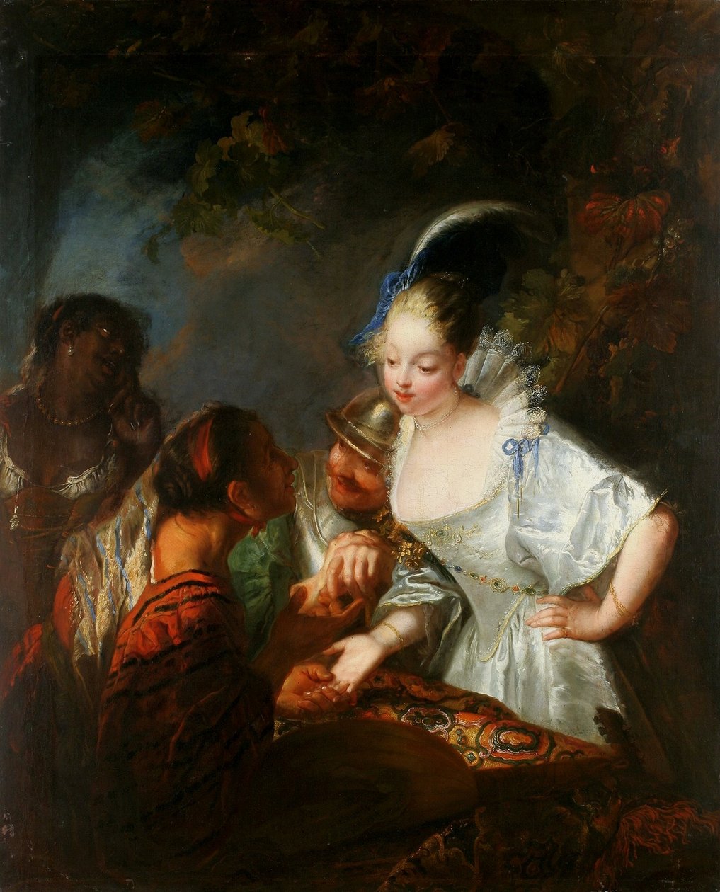 Voyante gitane. - Antoine Pesne