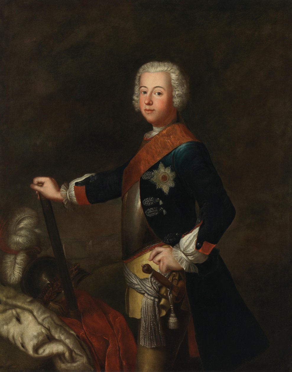 Portrait de Frédéric II de Prusse en prince héritier - Antoine Pesne
