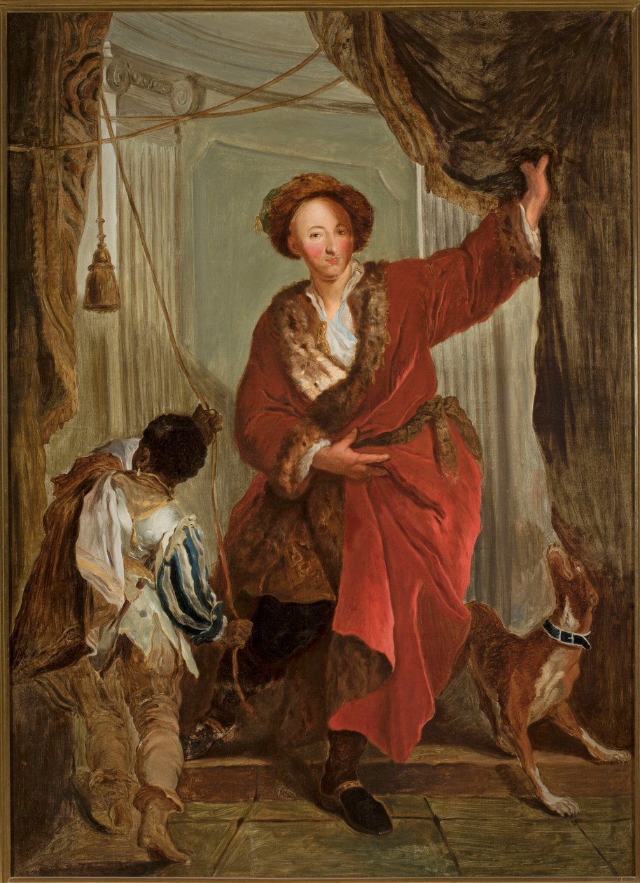 Portrait of Friedrich Ernst von Knyphausen (1678-1731) - Antoine Pesne