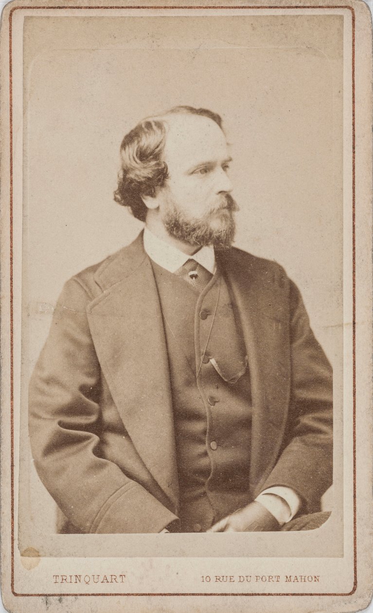 Portrait du danseur, chorégraphe et maître de ballet Paul Taglioni 1808-1884 - Antoine Rene Trinquart
