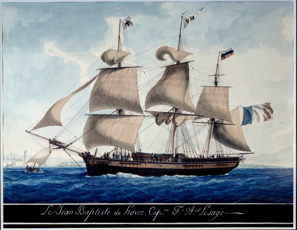 Le Jean-Baptiste du Havre, dans le port de Marseille - Antoine Roux
