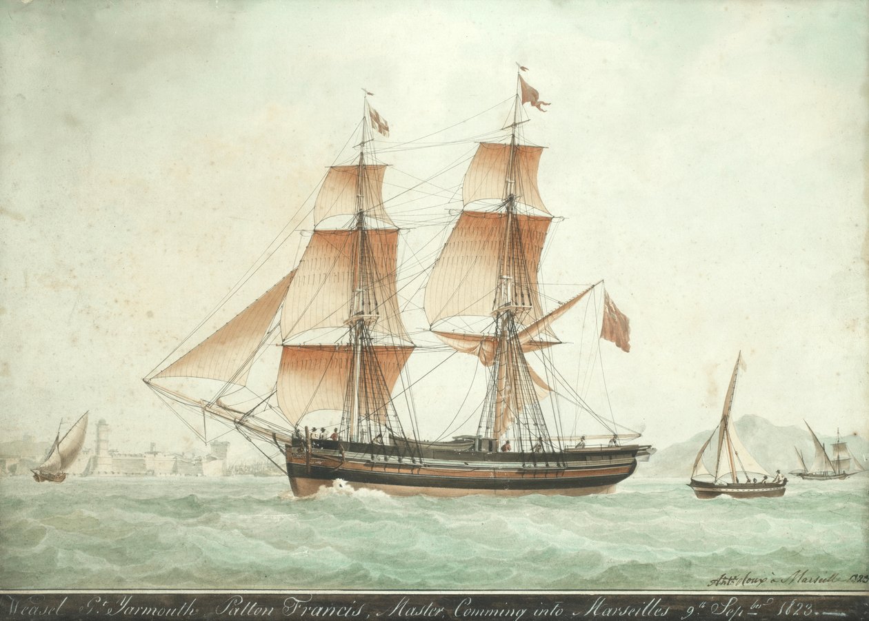 La Fouine entre à Marseille, 9 septembre 1823 - Antoine Roux