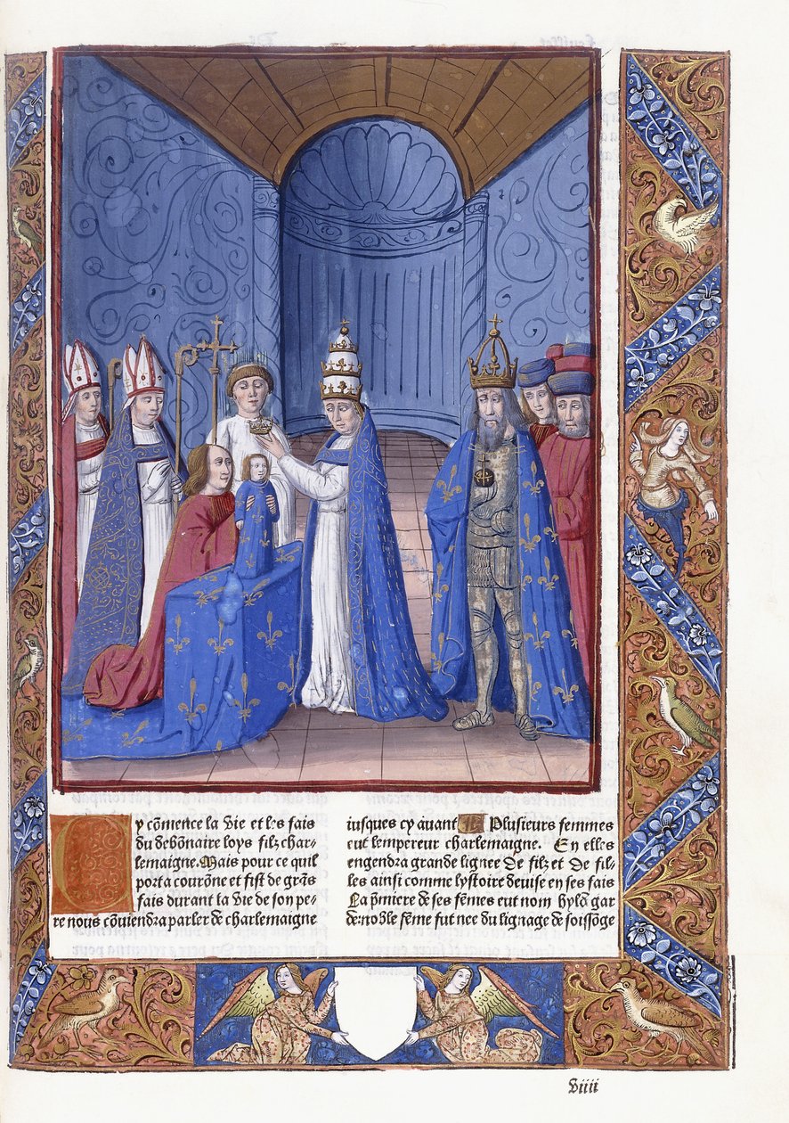 Couronnement de Louis le Pieux - Antoine Verard