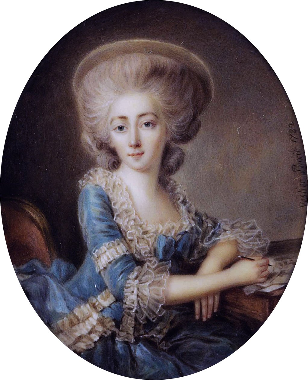 Madame de Montesson (1738-1806), par Antoine Vestier (1740-1824) - Antoine Vestier
