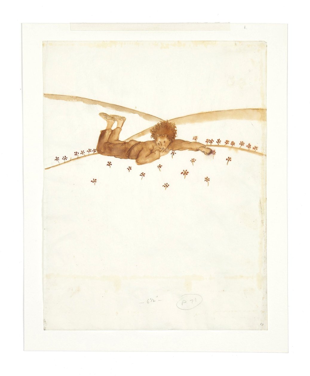 Illustration pour la nouvelle Le Petit Prince, 1942 - Antoine de Saint Exupéry