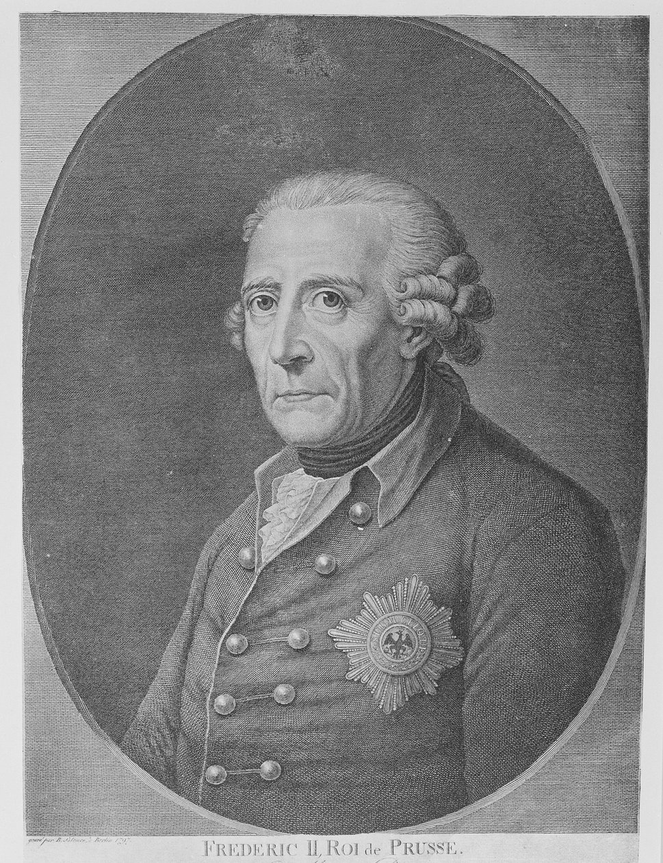 Friedrich II, roi de Prusse, 1797 - Anton Graff