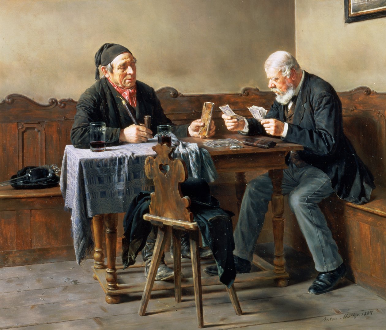 Jour de paie, 1887 - Anton Muller