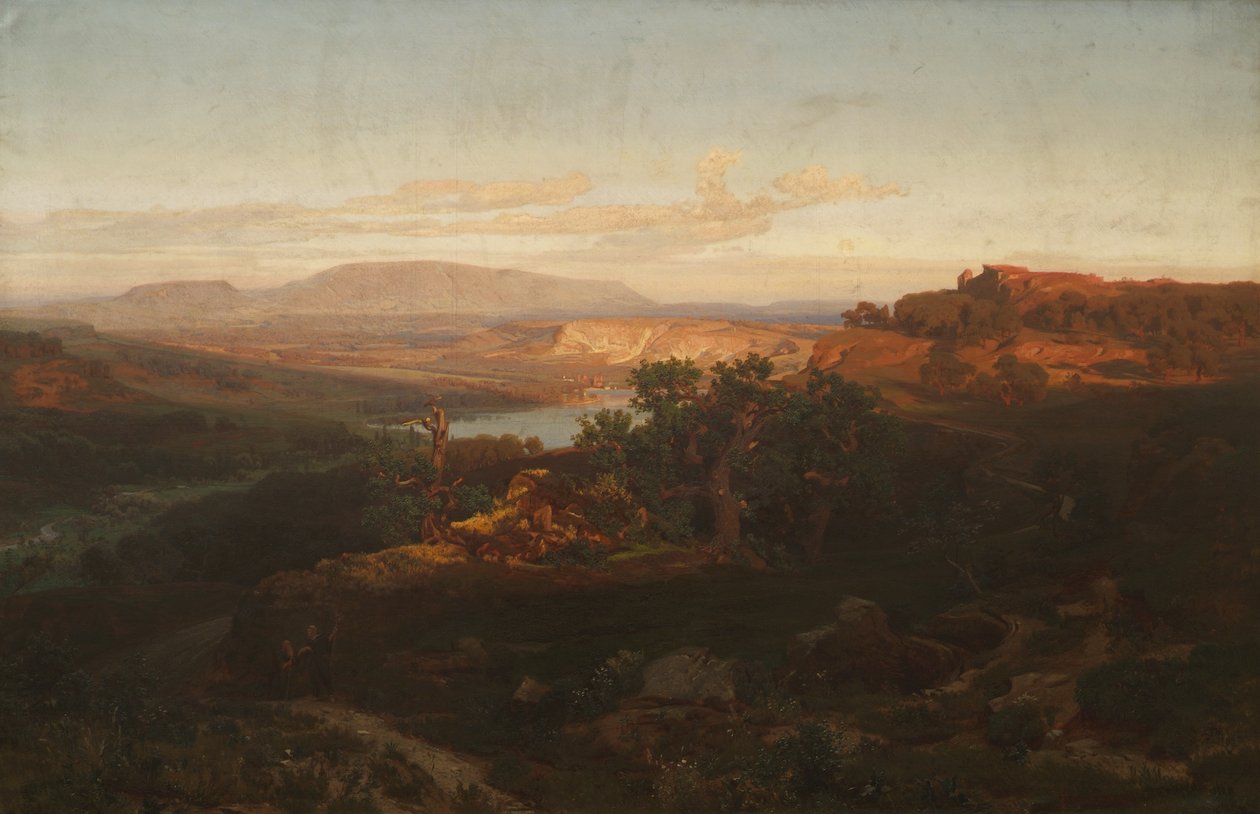 Paysage dans le Palatinat du Rhin - Anton Hlavacek