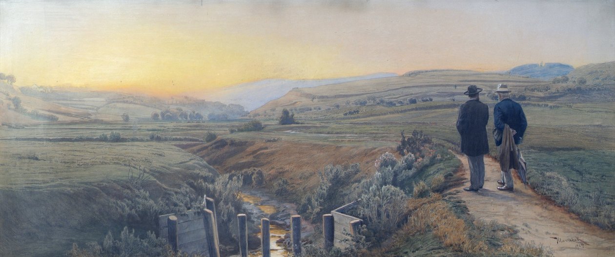 Promenade au Krottenbach - Anton Hlavacek