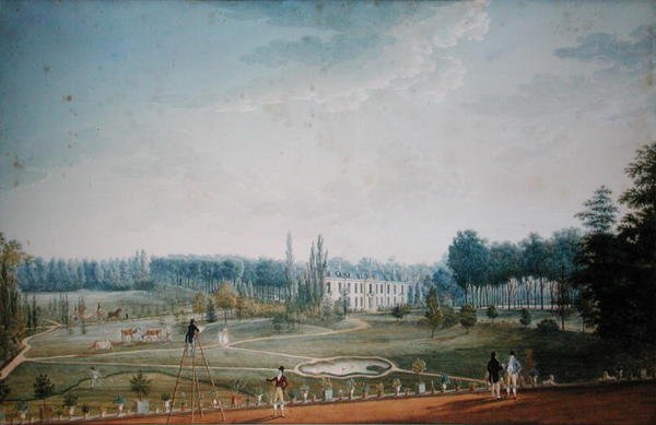 Château et parc de Ris-Orangis, vers 1811 - Anton Ignaz Melling