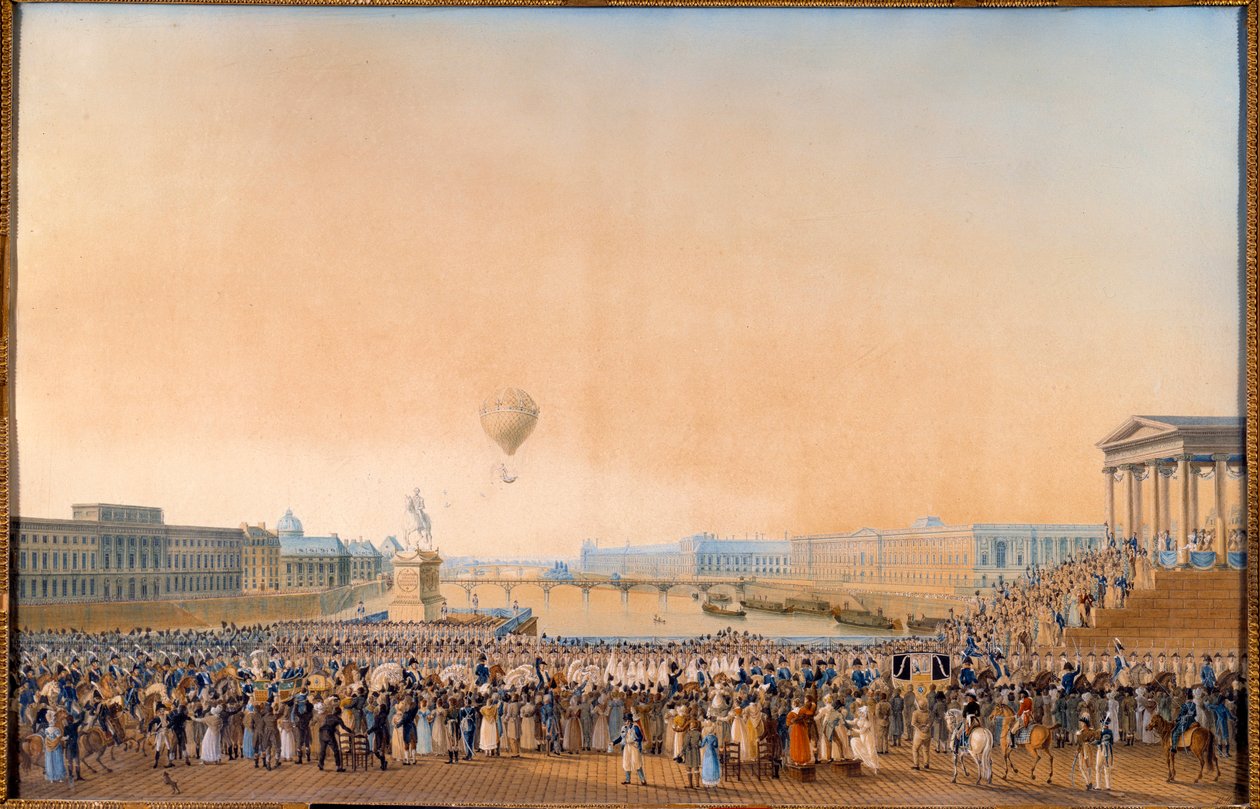 Entrée de Louis XVIII à Paris le 3 mai 1814 - Anton Ignaz Melling