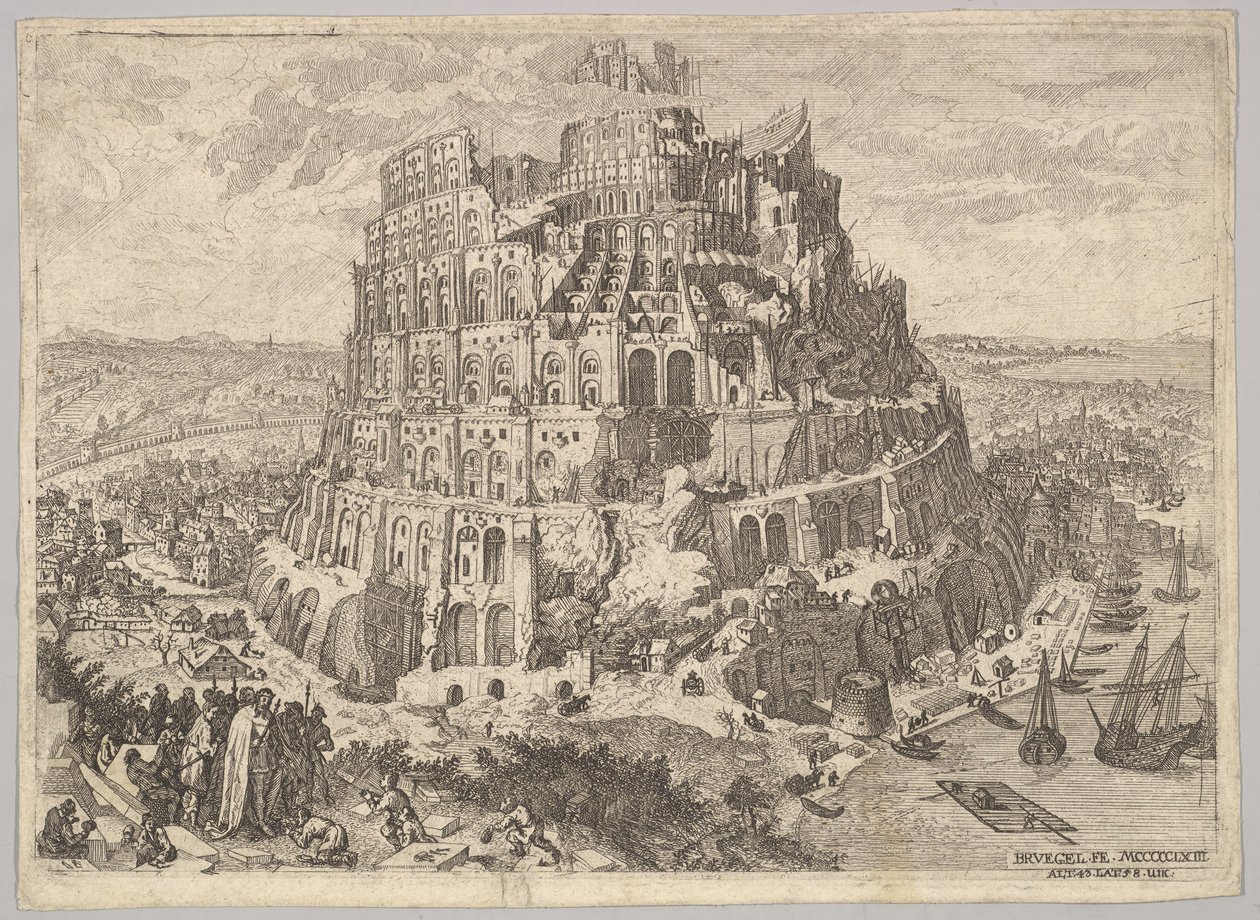 La Tour de Babel - Anton Joseph von Prenner