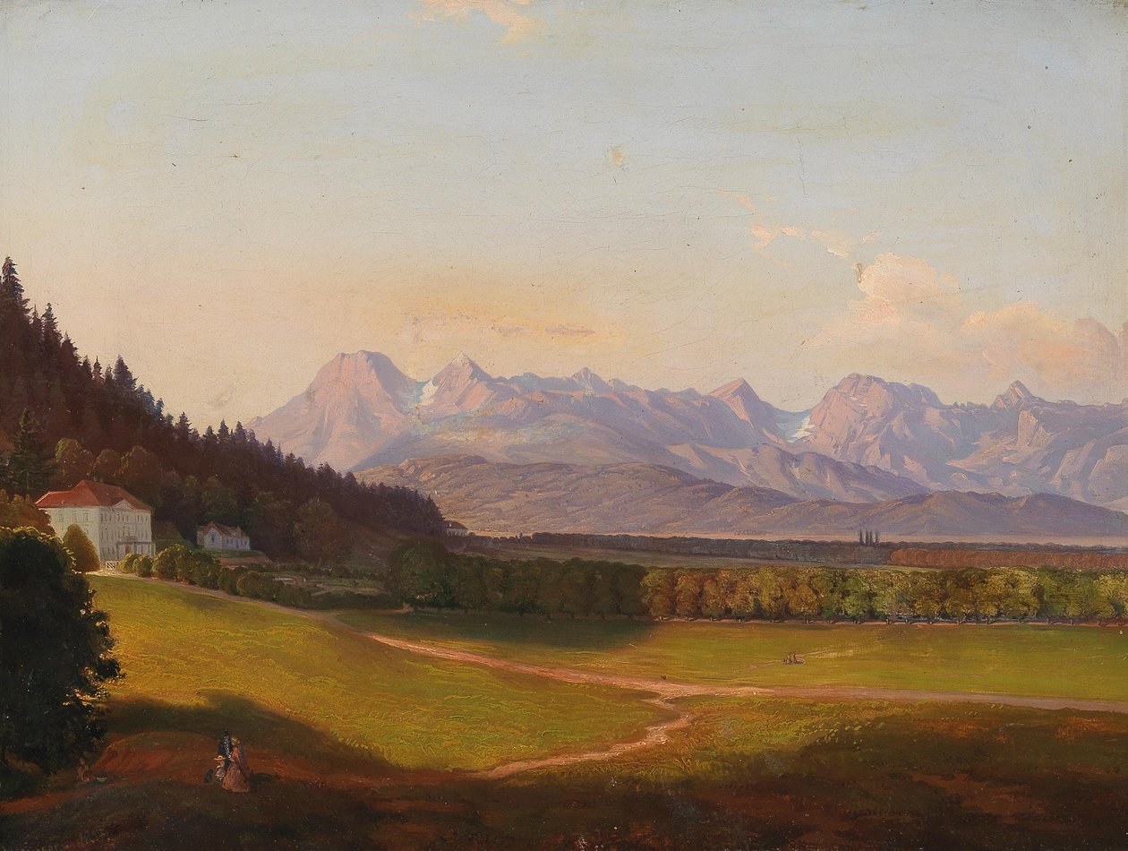 Villa Radetzky et Alpes de Kamnik à Krain - Anton Karinger