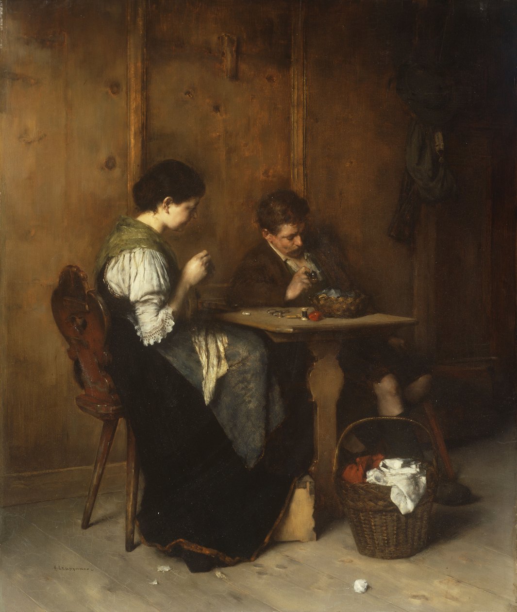 Un moment de calme - Anton Laupheimer