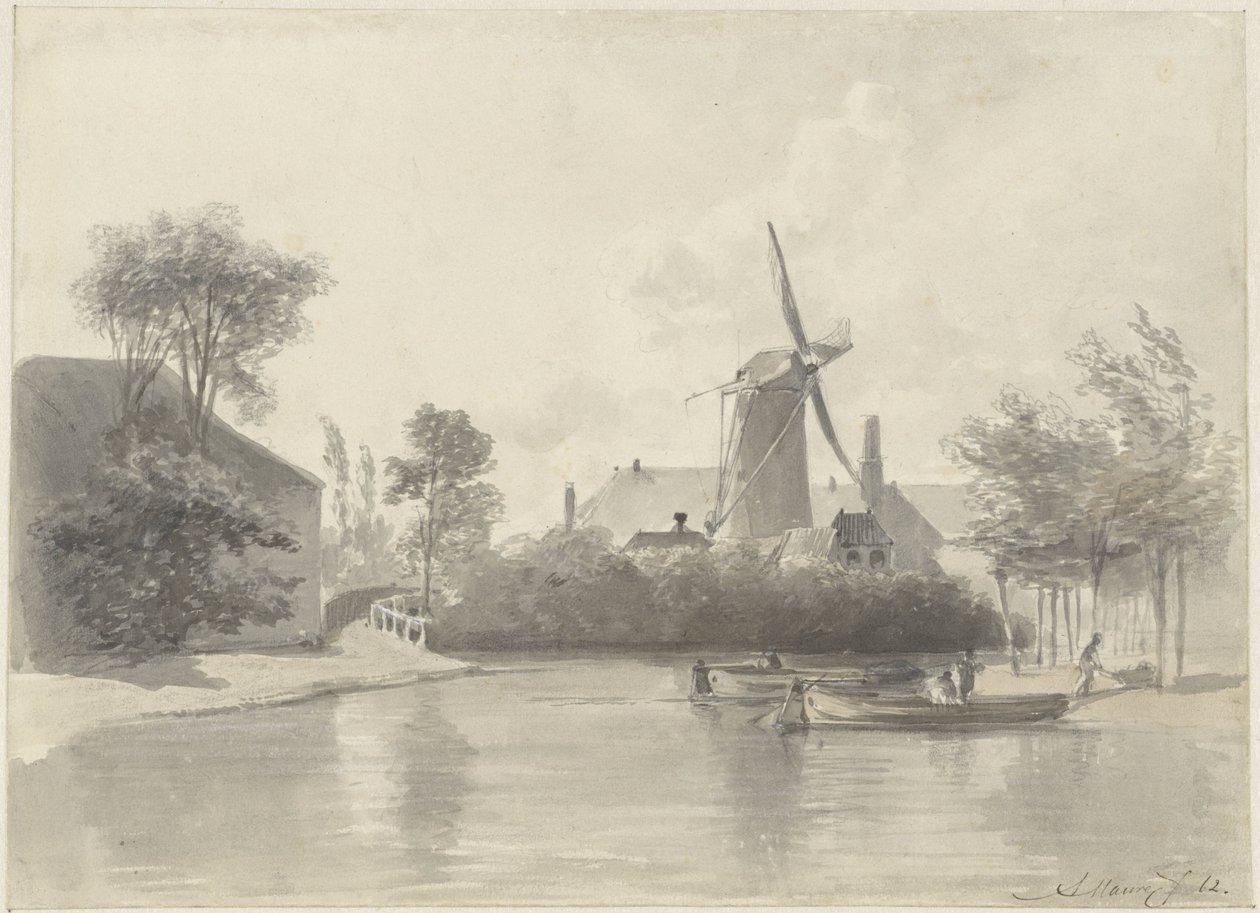 Vue de Haarlem - Anton Mauve