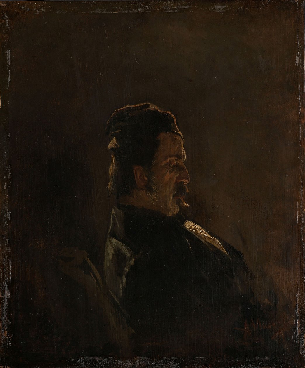 Portrait de Pieter Frederik van Os, peintre - Anton Mauve