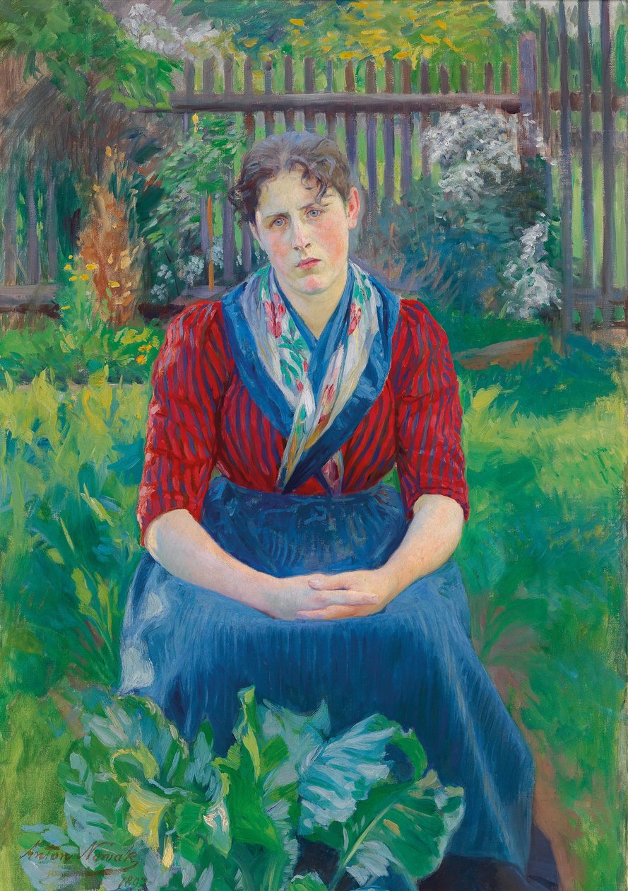 Fille de la campagne de la Wachau - Anton Nowak