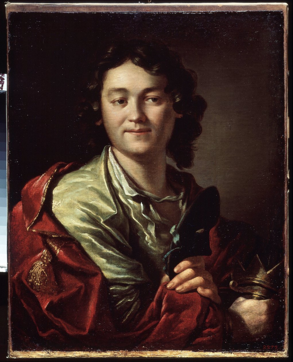 Portrait du comédien Fedor Volkov, fondateur du premier théâtre russe - Anton Pavlovich Losenko