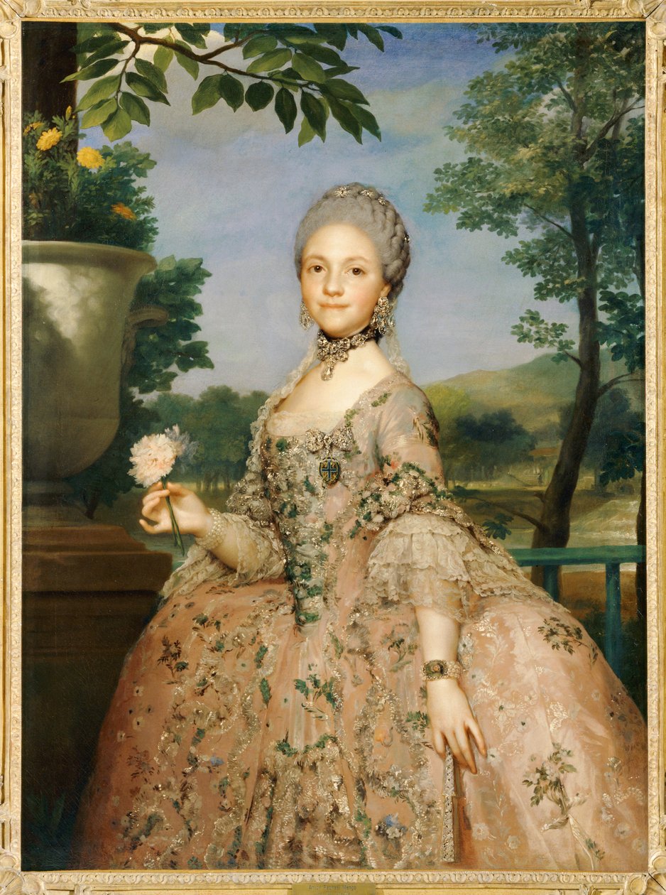 Marie-Louise de Parme, épouse de son cousin ... - Anton Raphael (attr. to) Mengs