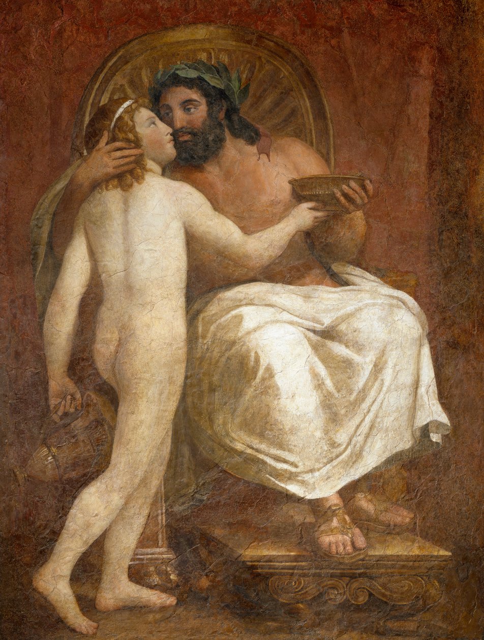 Jupiter embrassant Ganymède - Anton Raphael Mengs