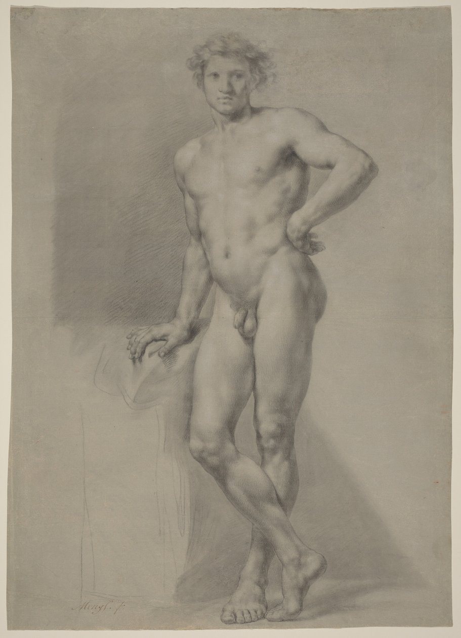 Étude de nu masculin - Anton Raphael Mengs