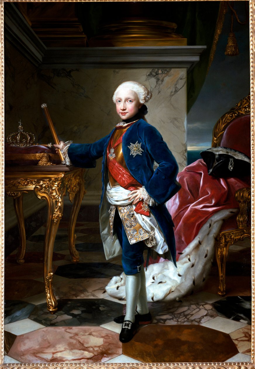 Portrait de Ferdinand Ier de Bourbon ou Ferdinand IV, roi de Naples, à l