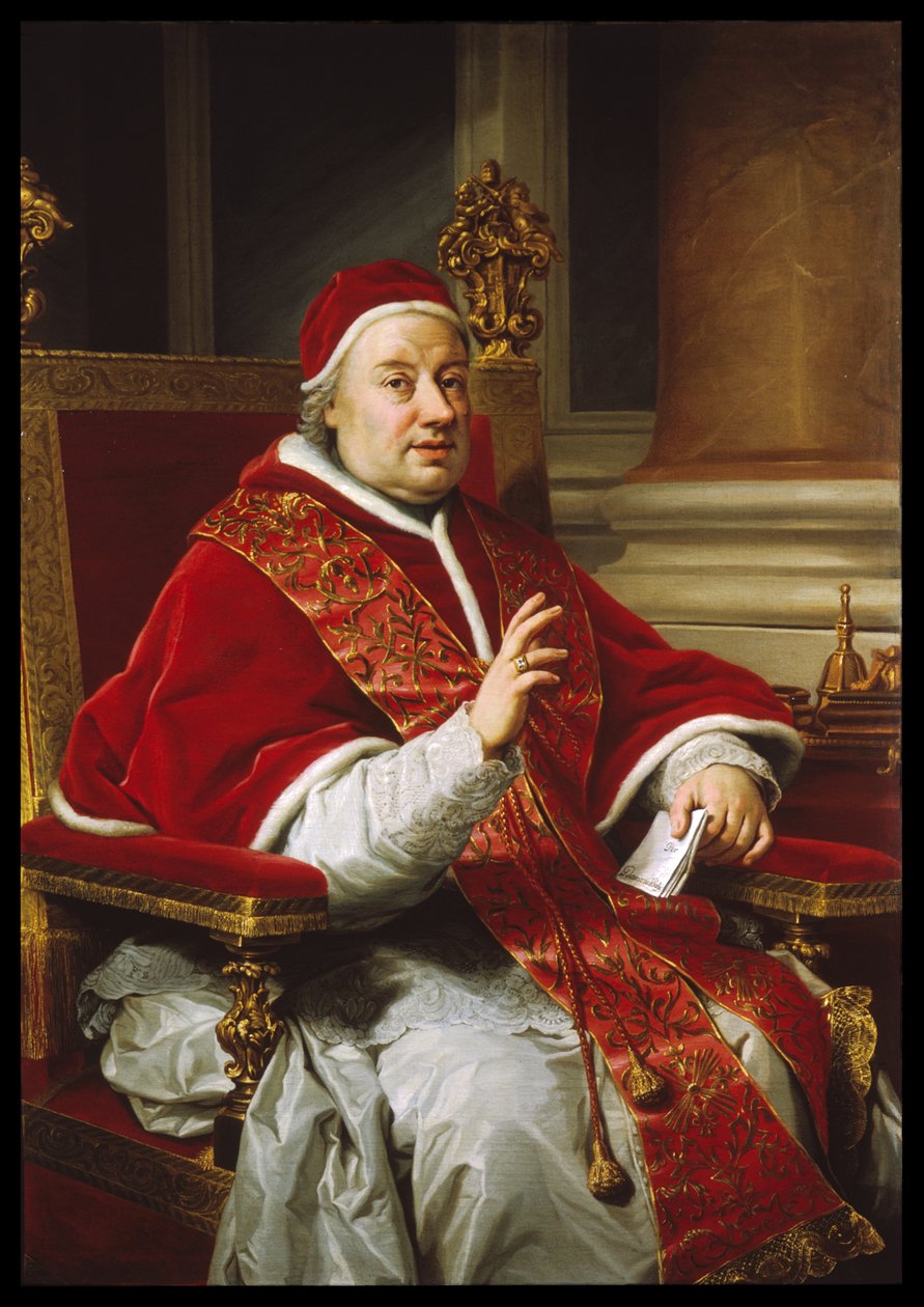 Portrait du pape Clément XIII - Anton Raphael Mengs