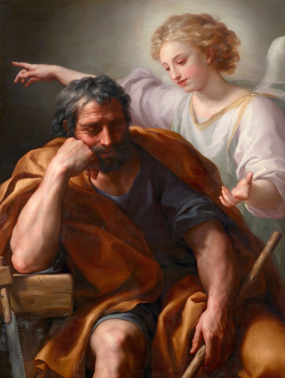 Le rêve de Saint Joseph - Anton Raphael Mengs