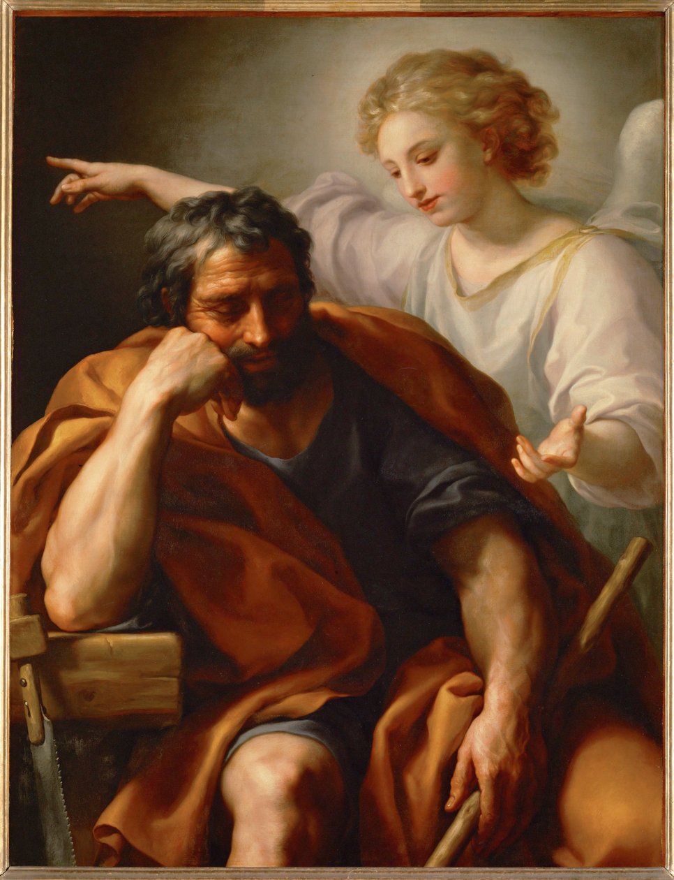 Rêve de Saint Joseph (painting) - Anton Raphael Mengs