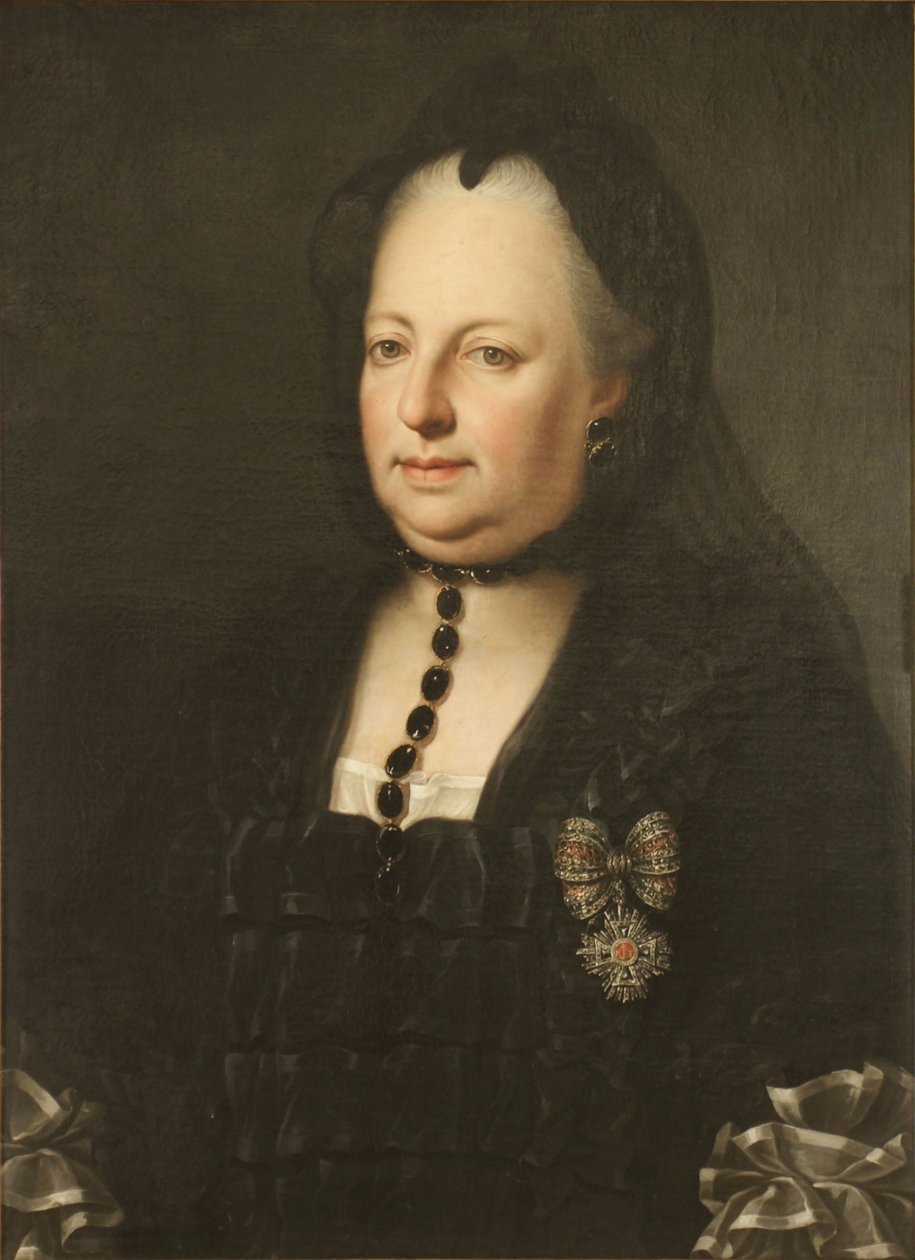 Marie-Thérèse en habits de deuil - Anton von Maron
