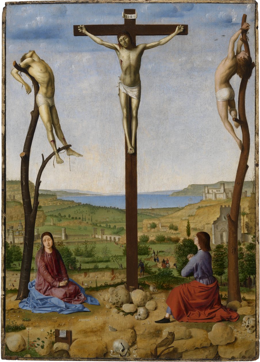 Crucifixion avec Sainte Marie et Saint Jean l