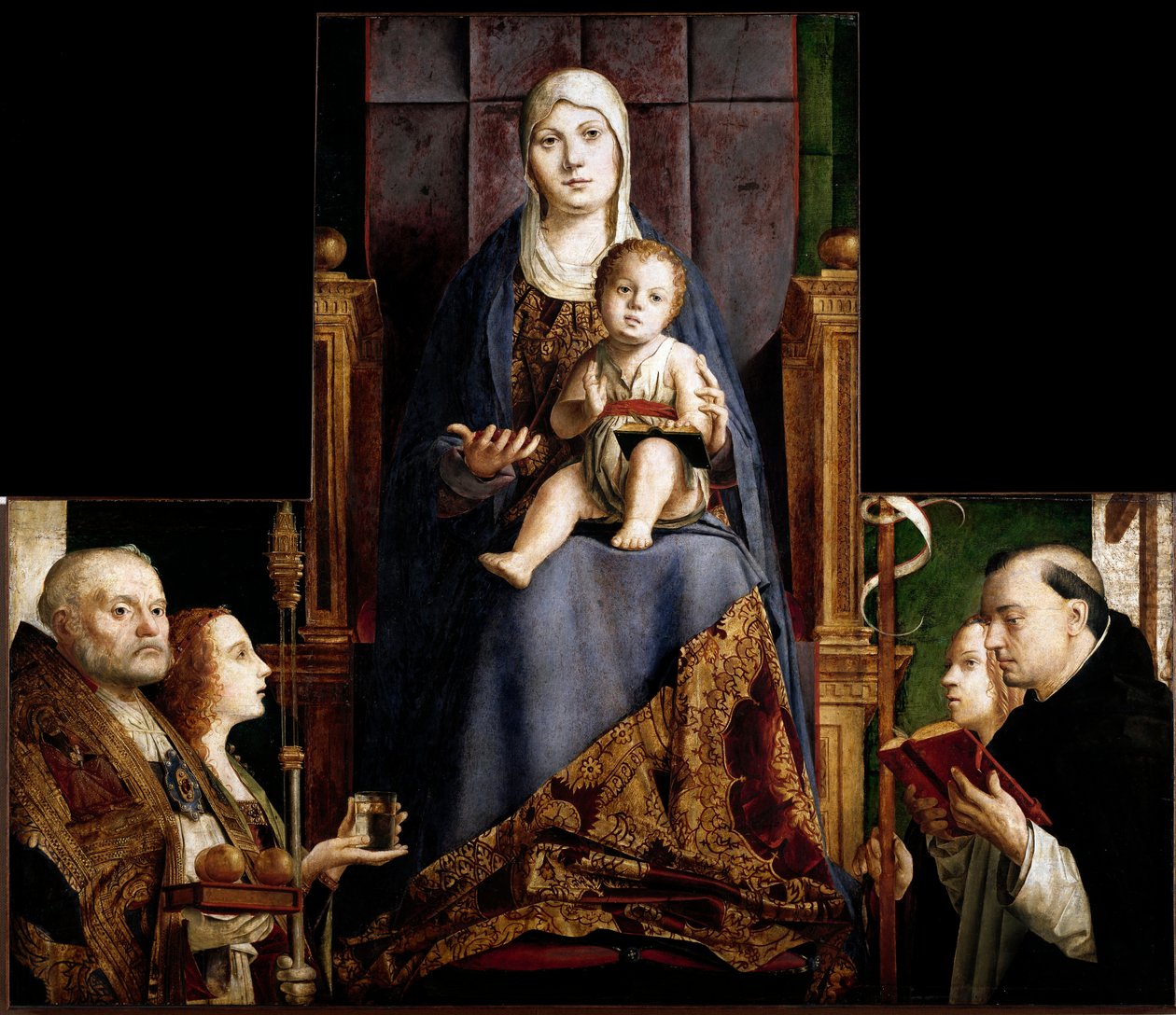 Retable de San Cassiano : Vierge et l