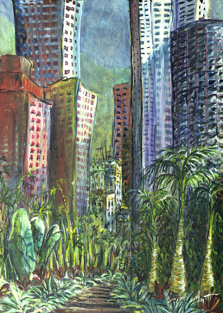 Gratte-ciel, Hong Kong, 1997 - Antonia Myatt