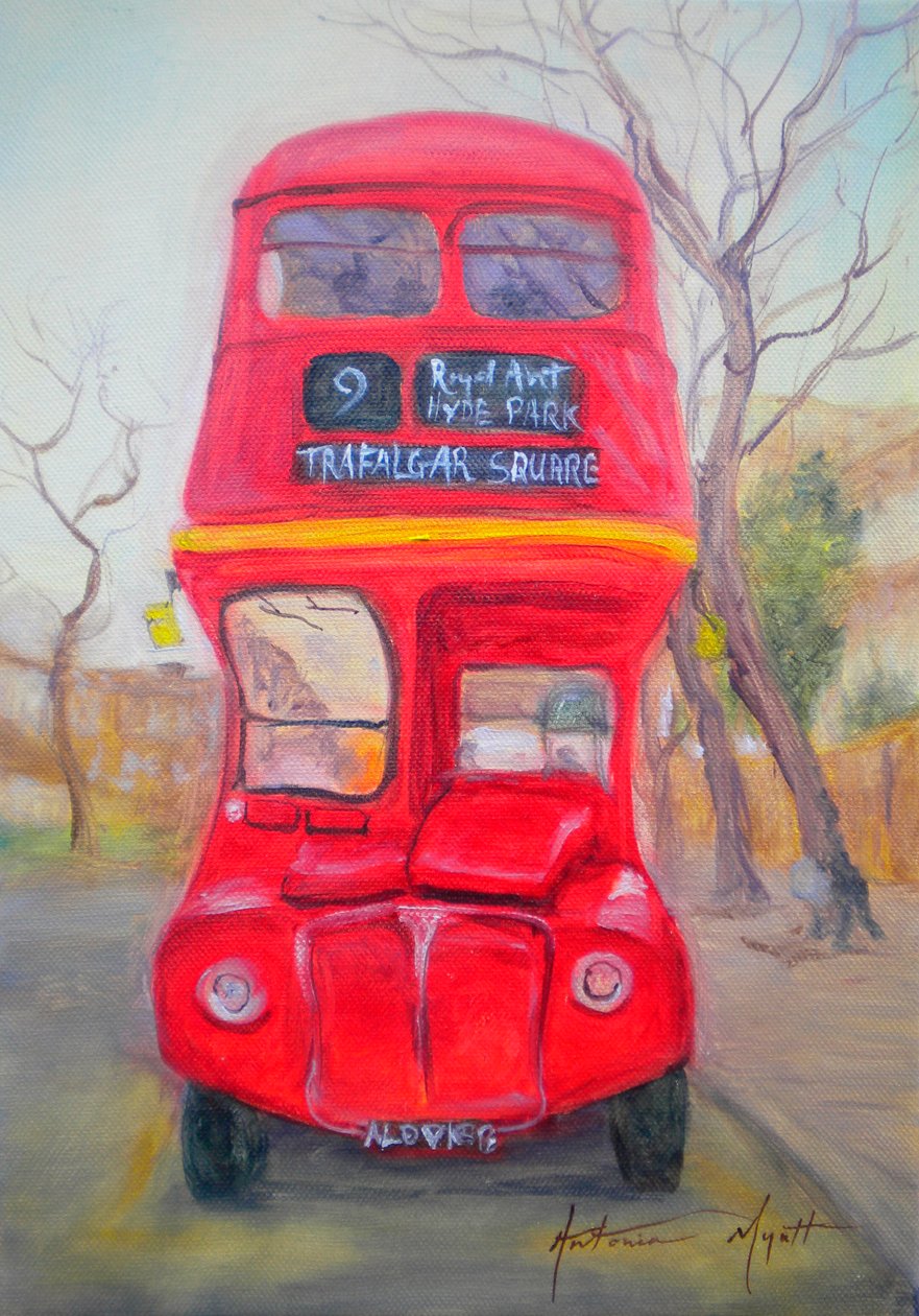 Bus rouge - Antonia Myatt