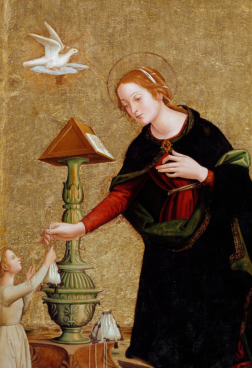 Détail de la Vierge, de l