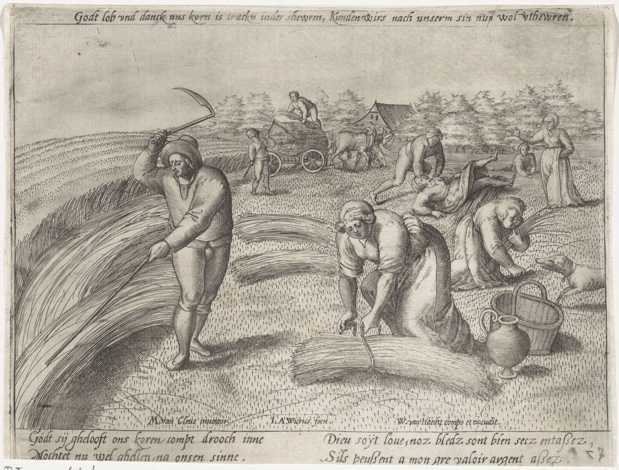 La moisson - Antonie Wierix (II) (possibly)