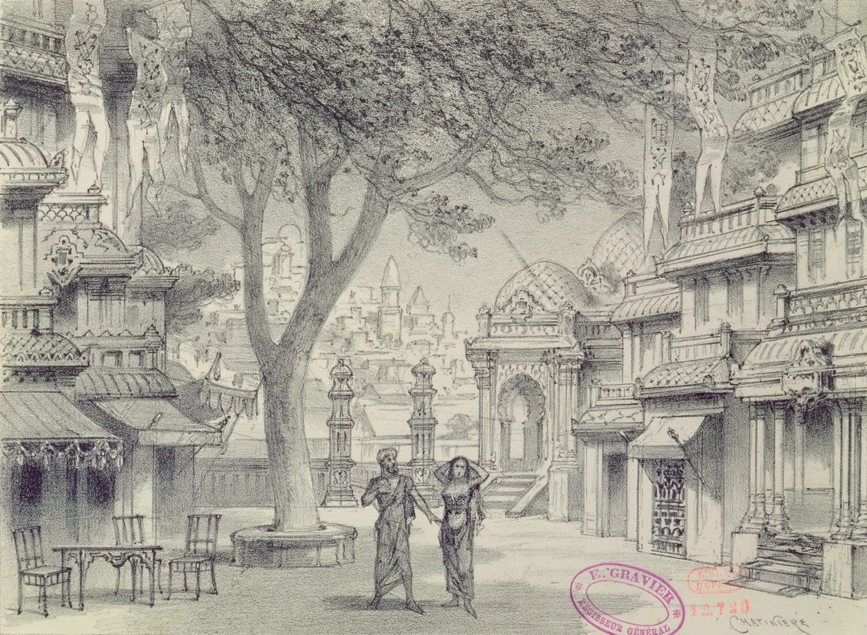 Décor de scène pour l