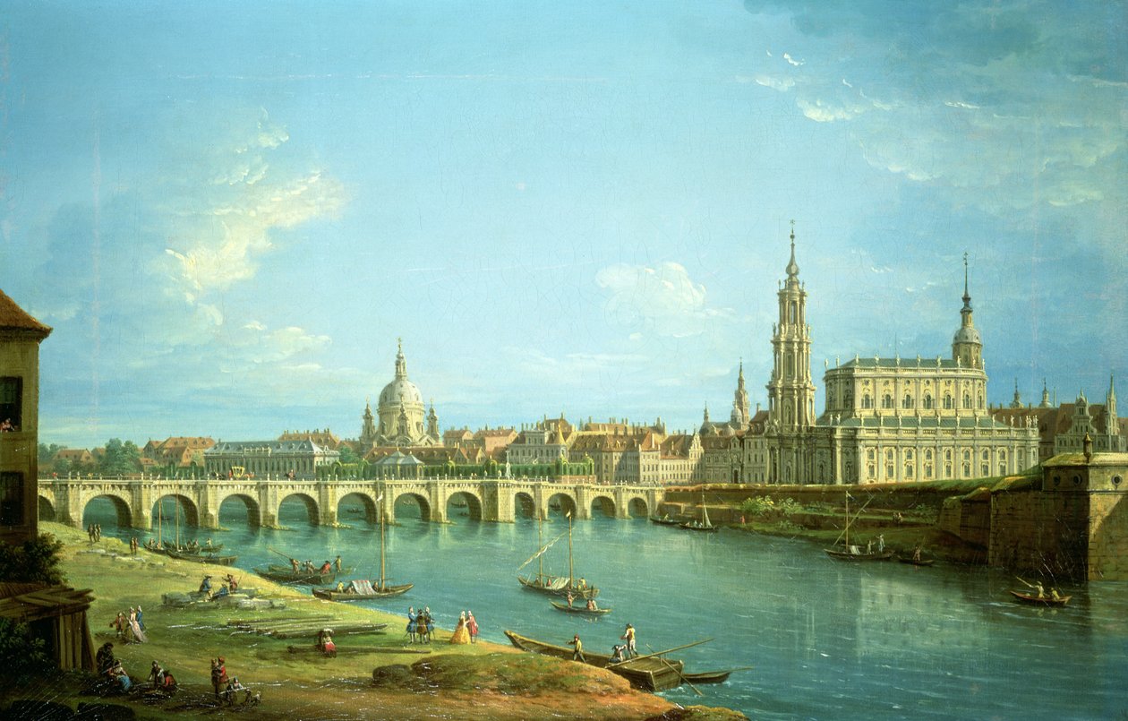 Vue de Dresde - Antonio Joli
