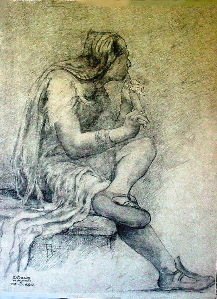Étude de figure pour la décoration de l