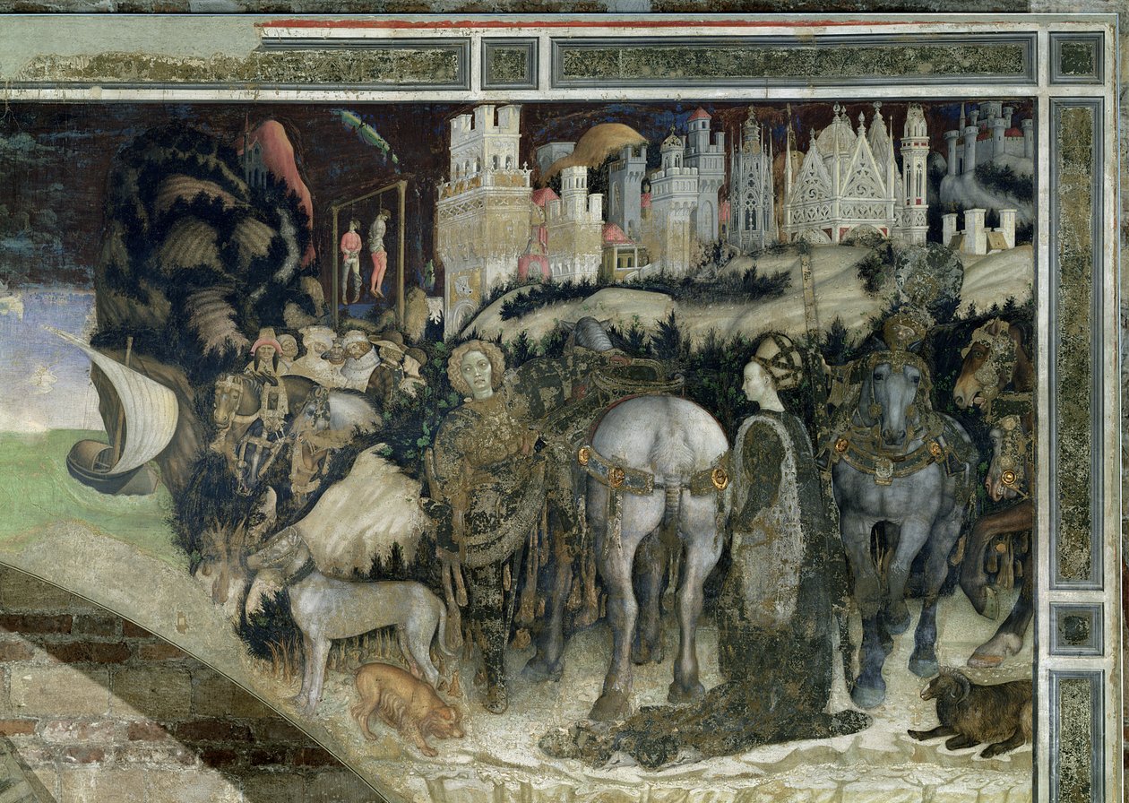 Saint Georges sauvant la princesse de Trébizonde, c.1433-38 - Antonio Pisanello
