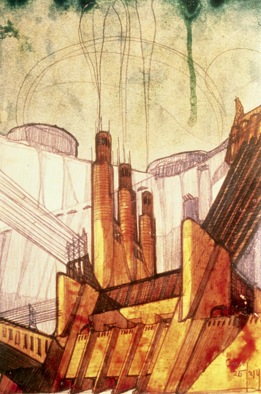 Centrale électrique, 1914 - Antonio SantElia