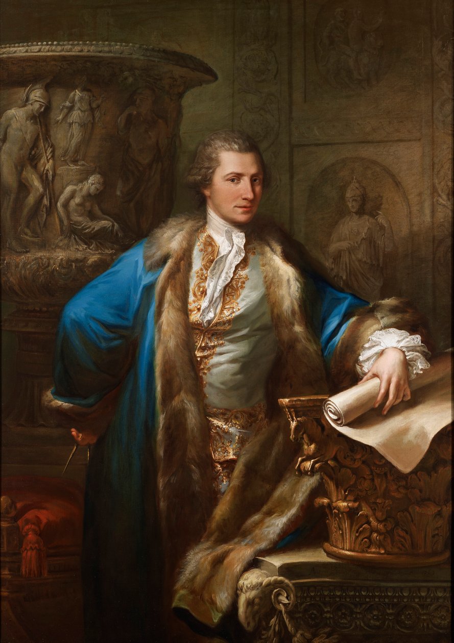 Portrait de James Adam - Antonio Zucchi