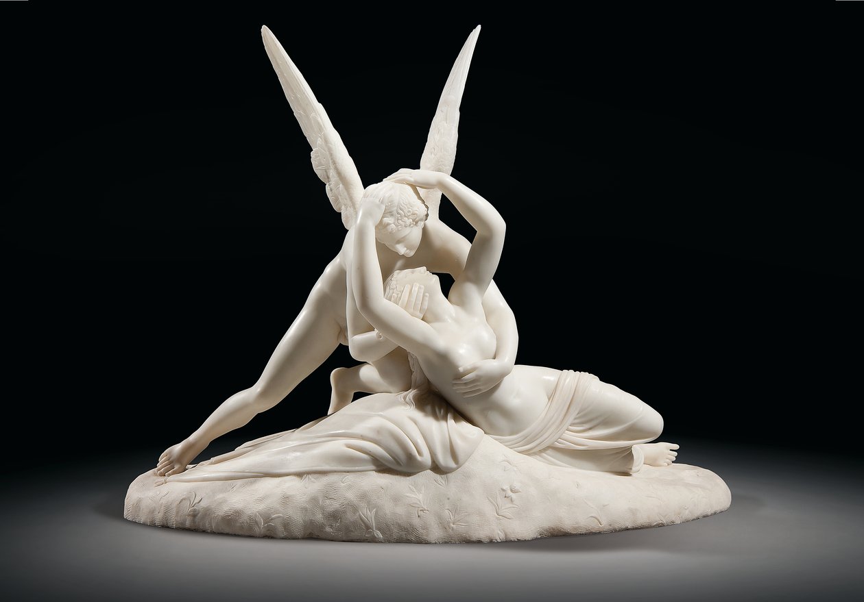 Psyché ranimée par le baiser de Cupidon, vers 1860 - Antonio (after) Canova