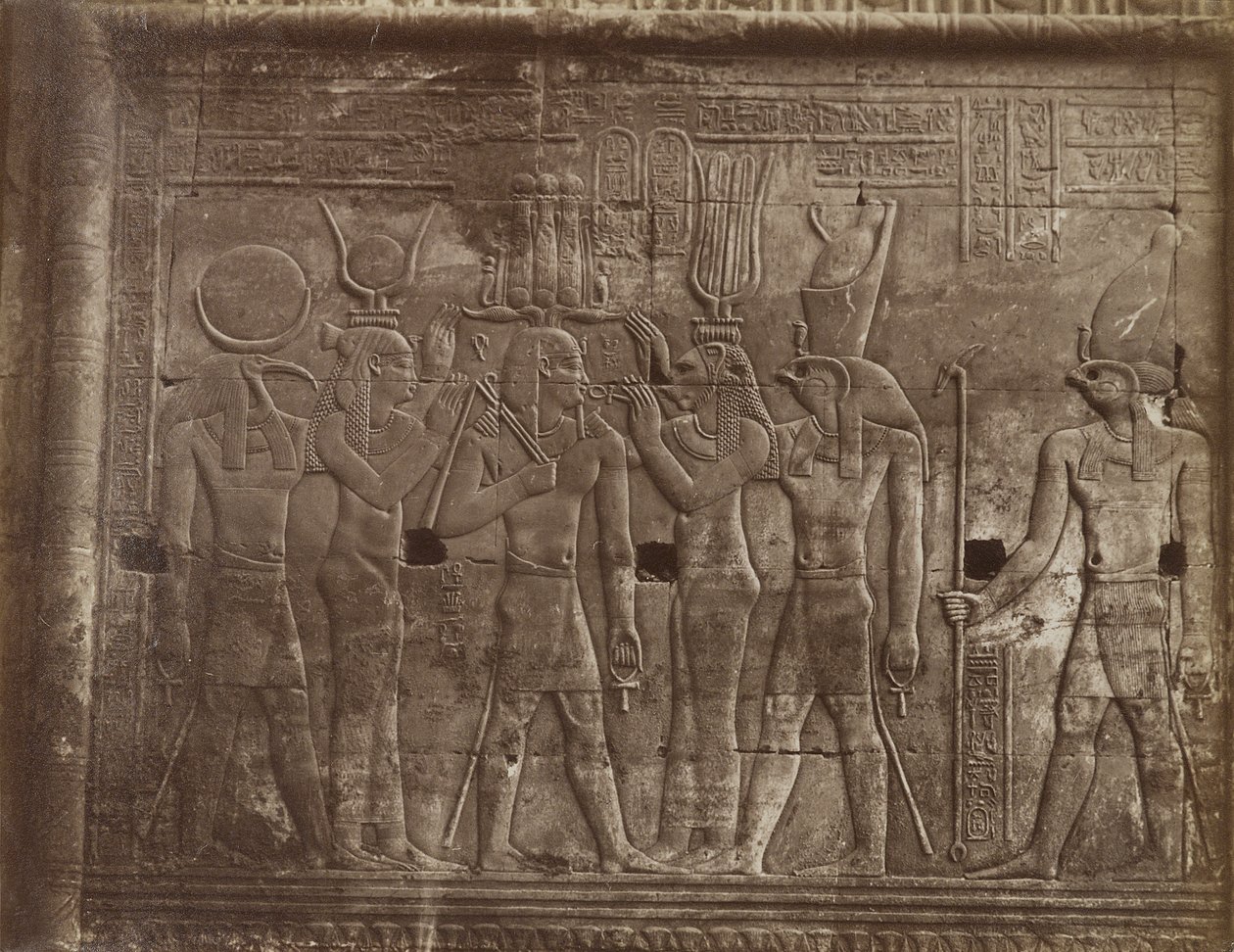 Bas-reliefs des temples de Komombo - Antonio Beato