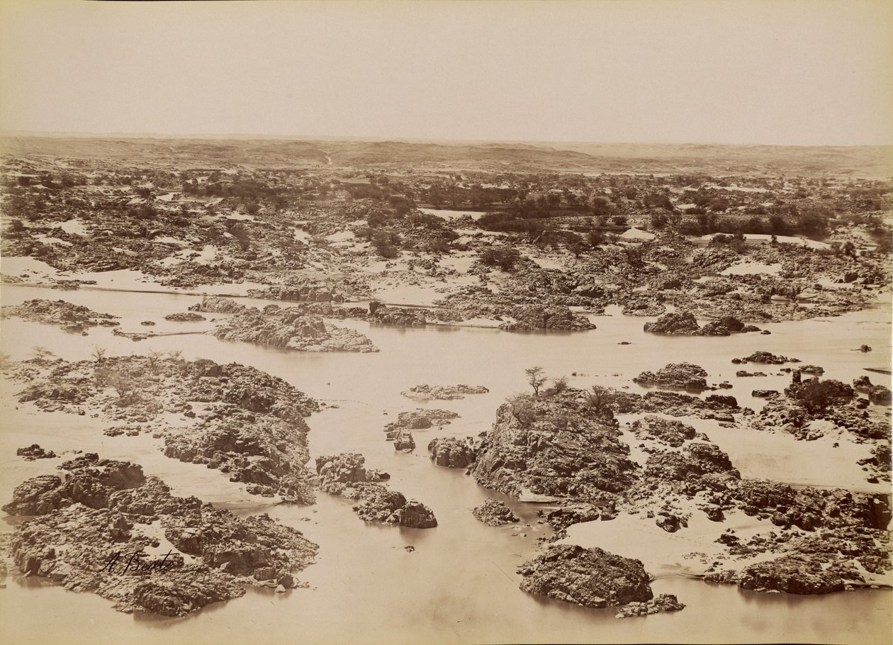 [View of the First Cataract] / [Vue de la Premiere Cataracte] - Antonio Beato